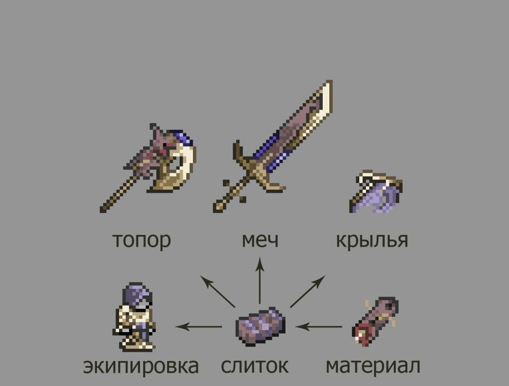 Терра меч крафт 1.4