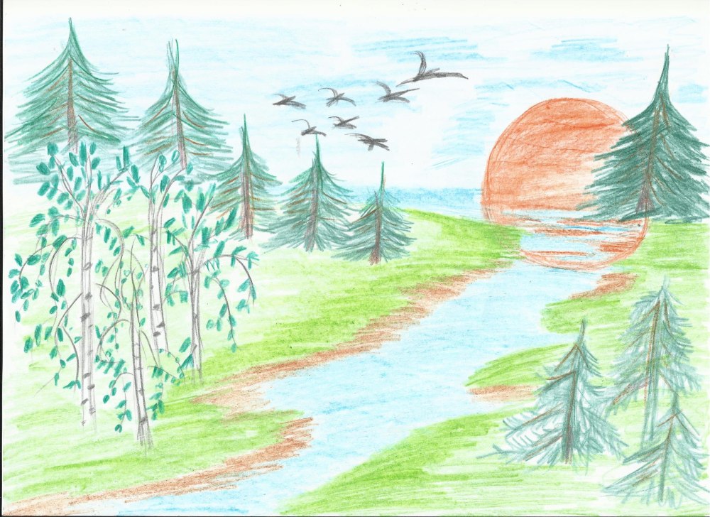 Рисунки на тему природа Башкортостана