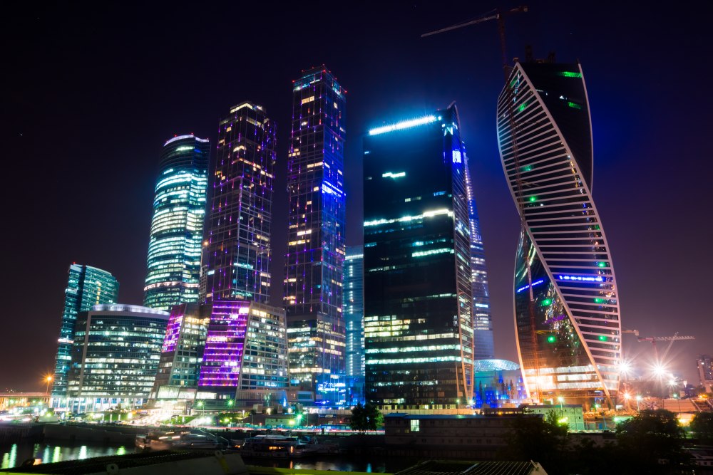 Вид на Москву с Москва Сити