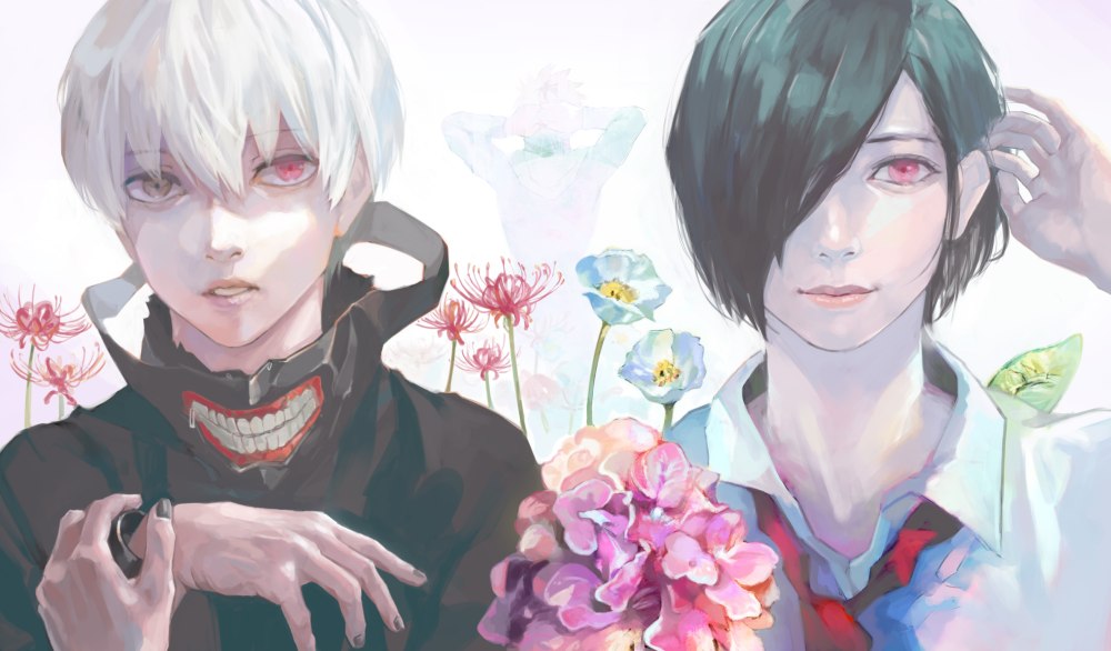 Tokyo Ghoul Канеки и Тоука