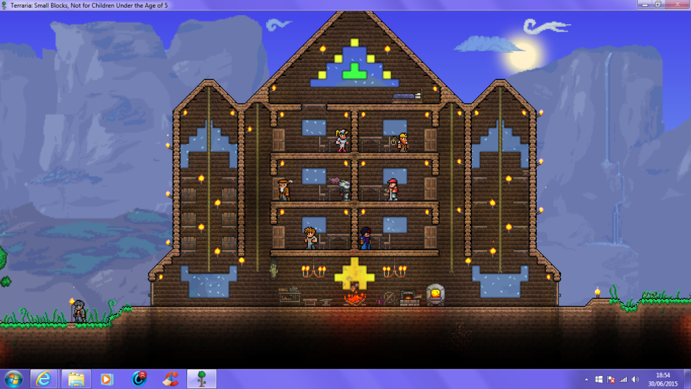 Terraria Dynasty Wood House