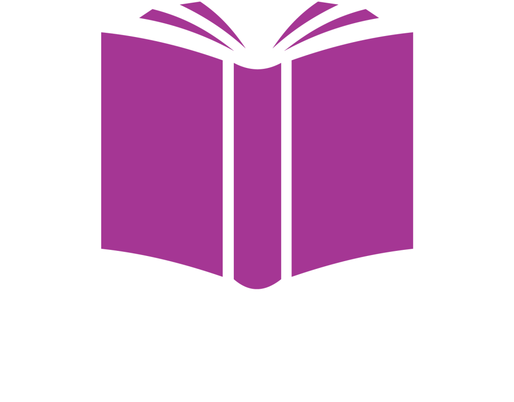 Фиолетовый значок книжки