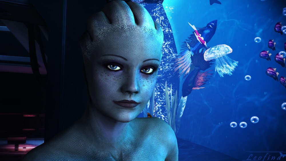 Mass Effect инопланетянка