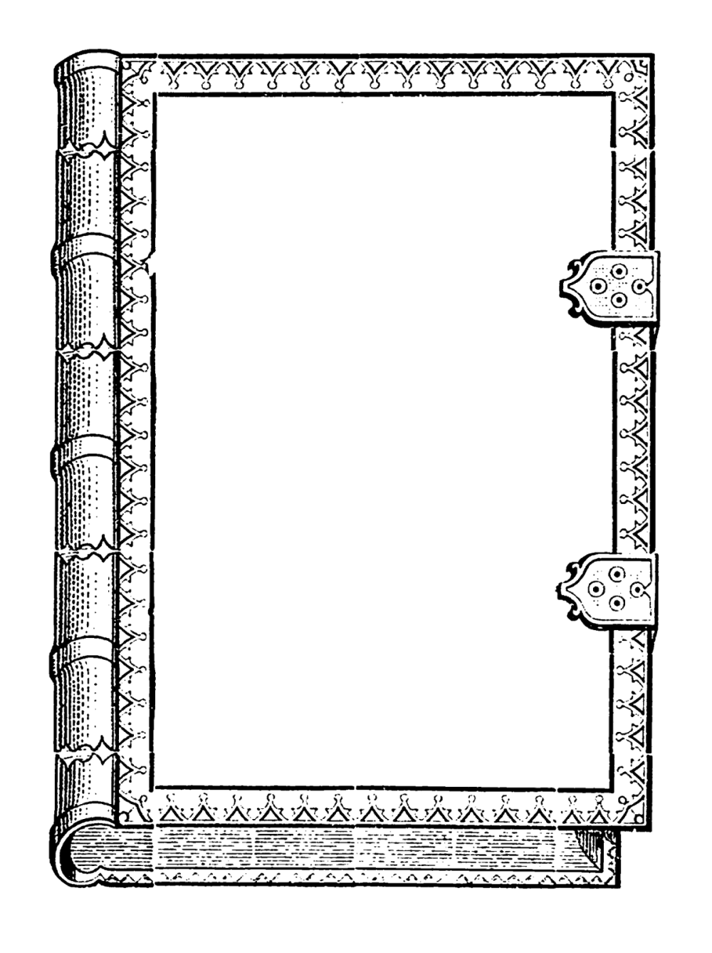Книжная рамка для текста