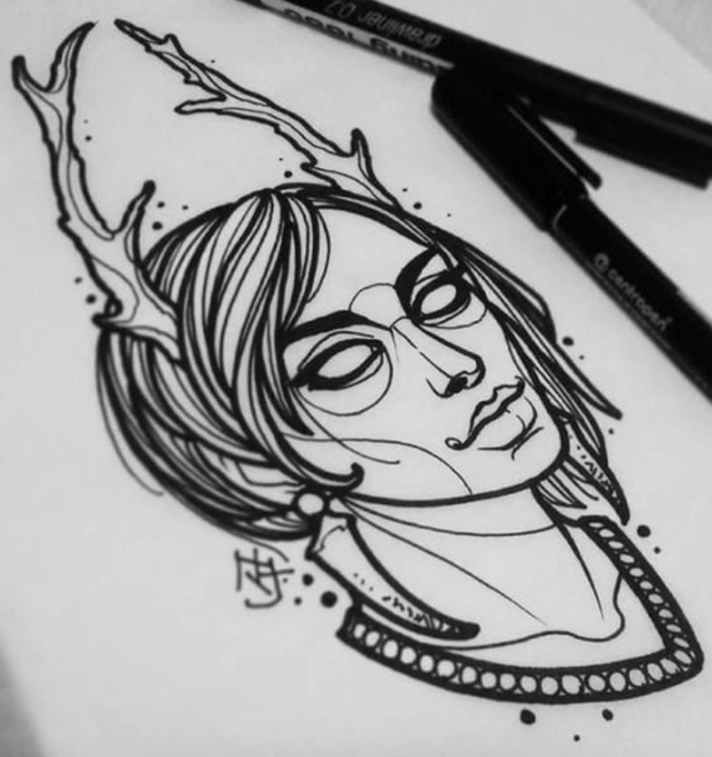 Легкий стиль рисования аниме