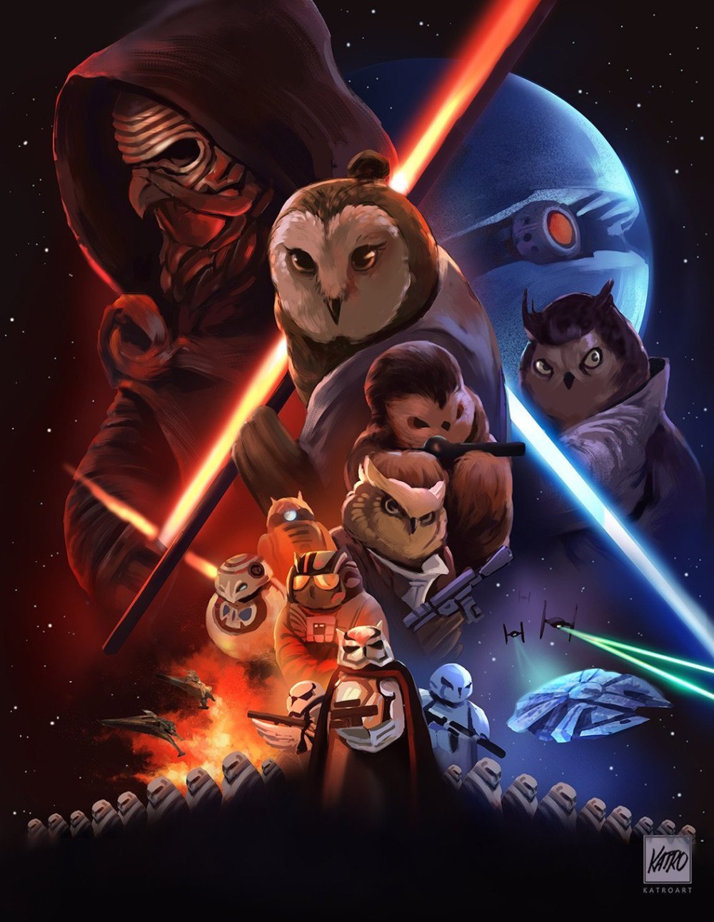 Ральф МАККУОРРИ концепт-арт Star Wars