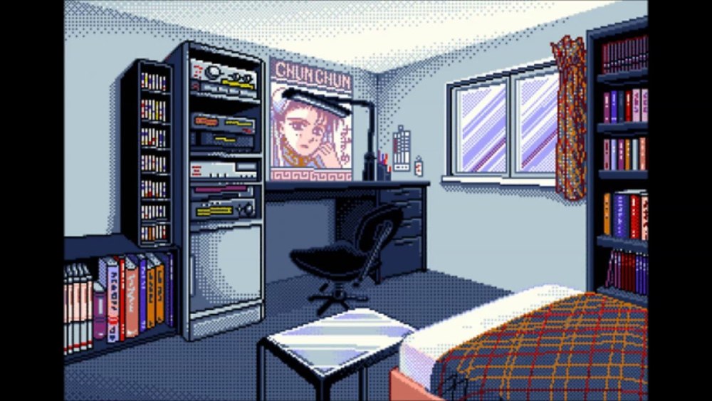 Isometric Pixel Art Room