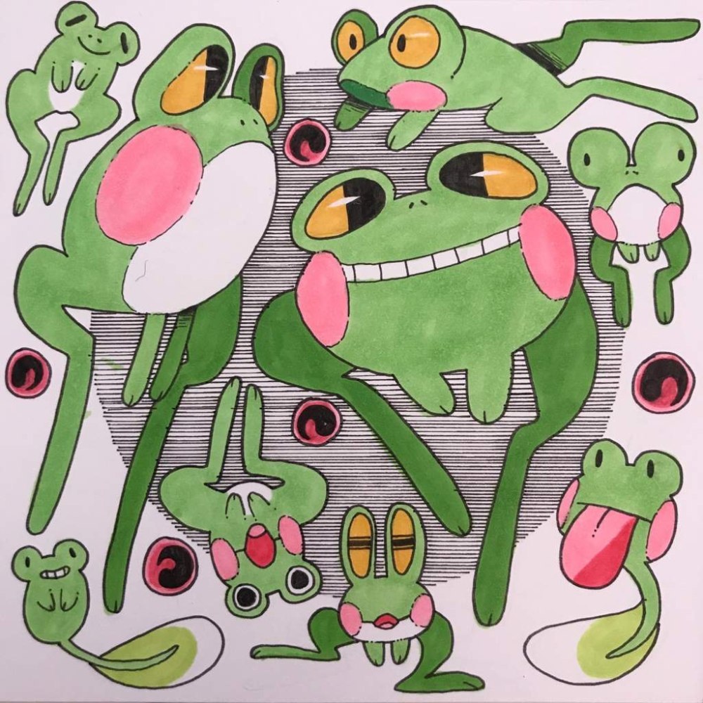 Pepe лягушка милая