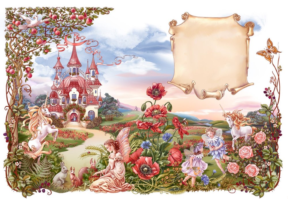 Рамки детские сказочные
