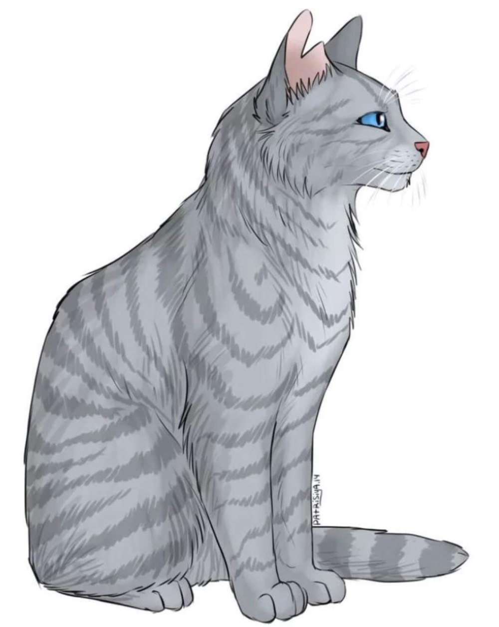 Коты Воители Буран и Синеглазка