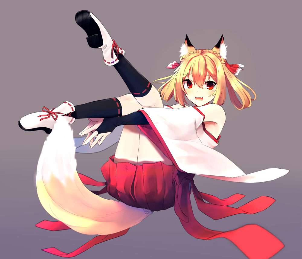 Ball and Miko Kitsune