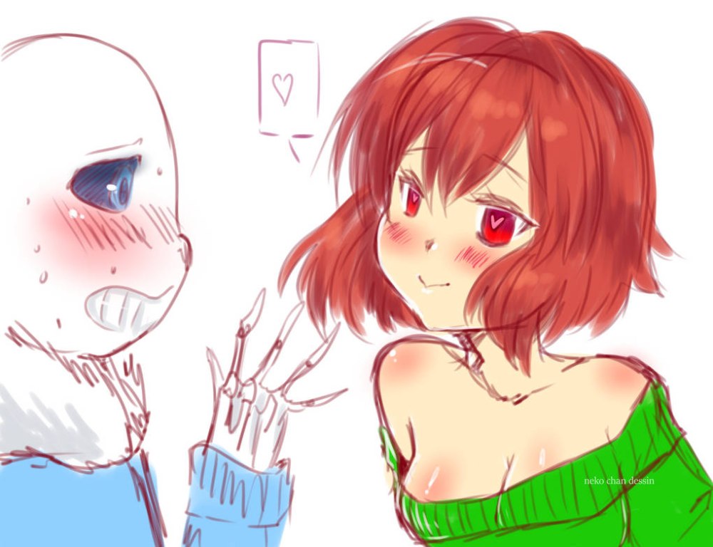 Андертейл Chara x Frisk x Sans