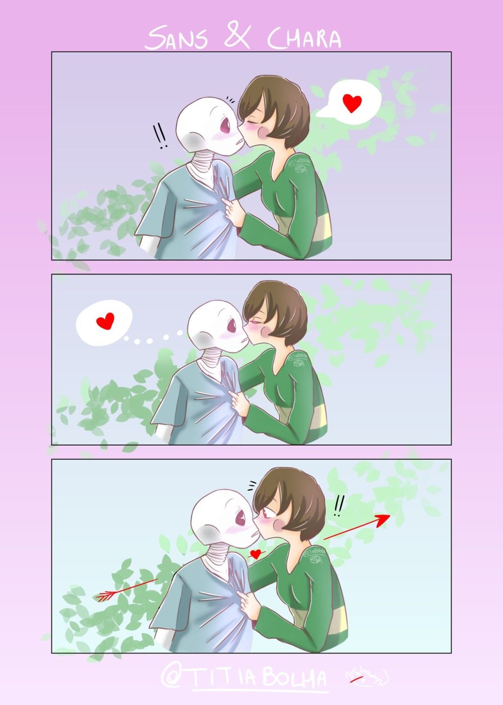 Undertale Charisk комиксы