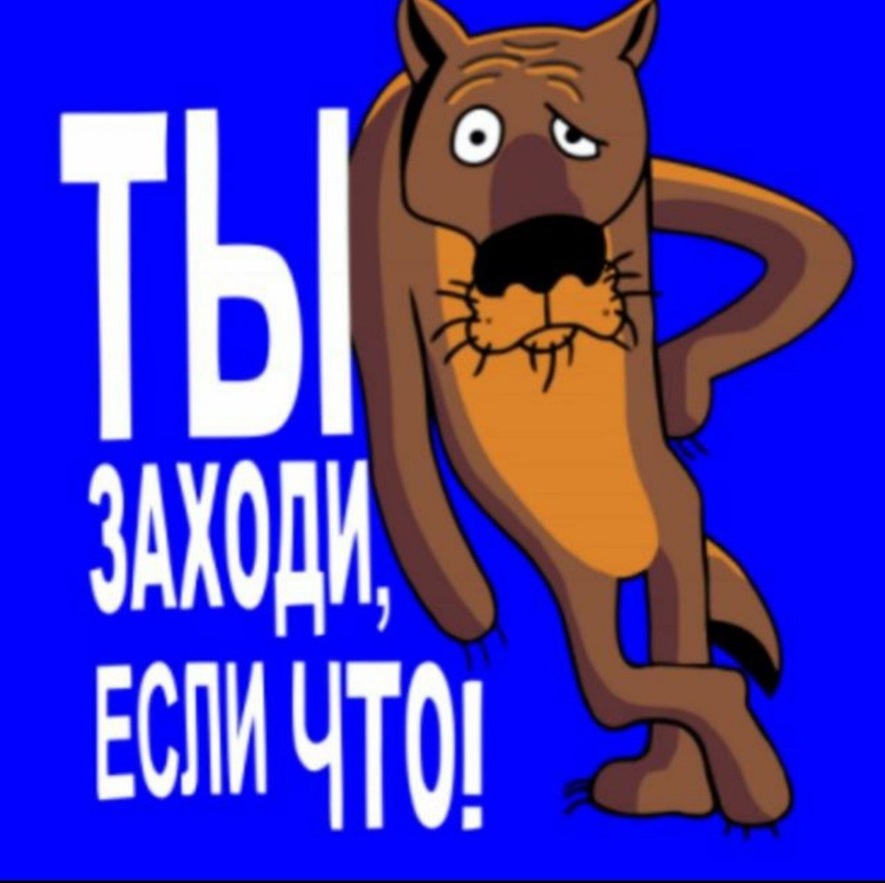 Ну ты это заходи если что
