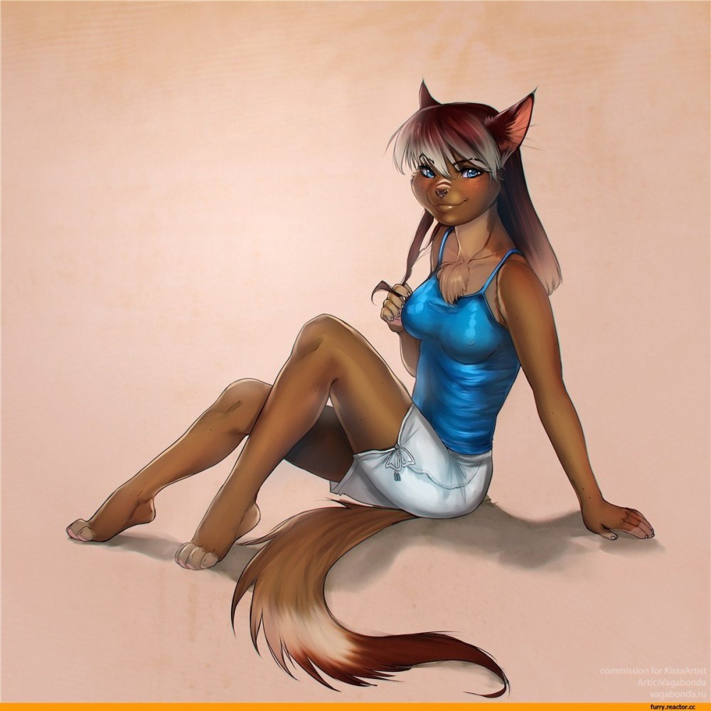 Фурри кошечка