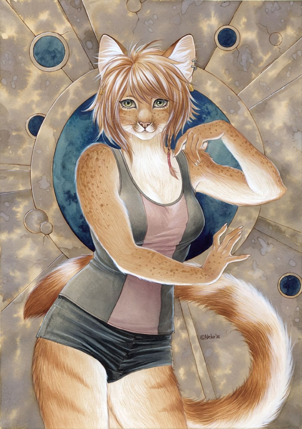 Фурри кошка
