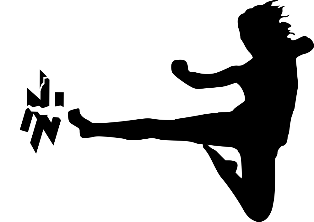 Кикбоксинг векторный