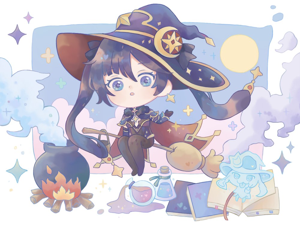 Мона Геншин Chibi