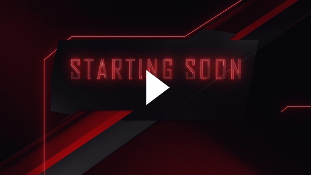 Stream starting soon для стрима