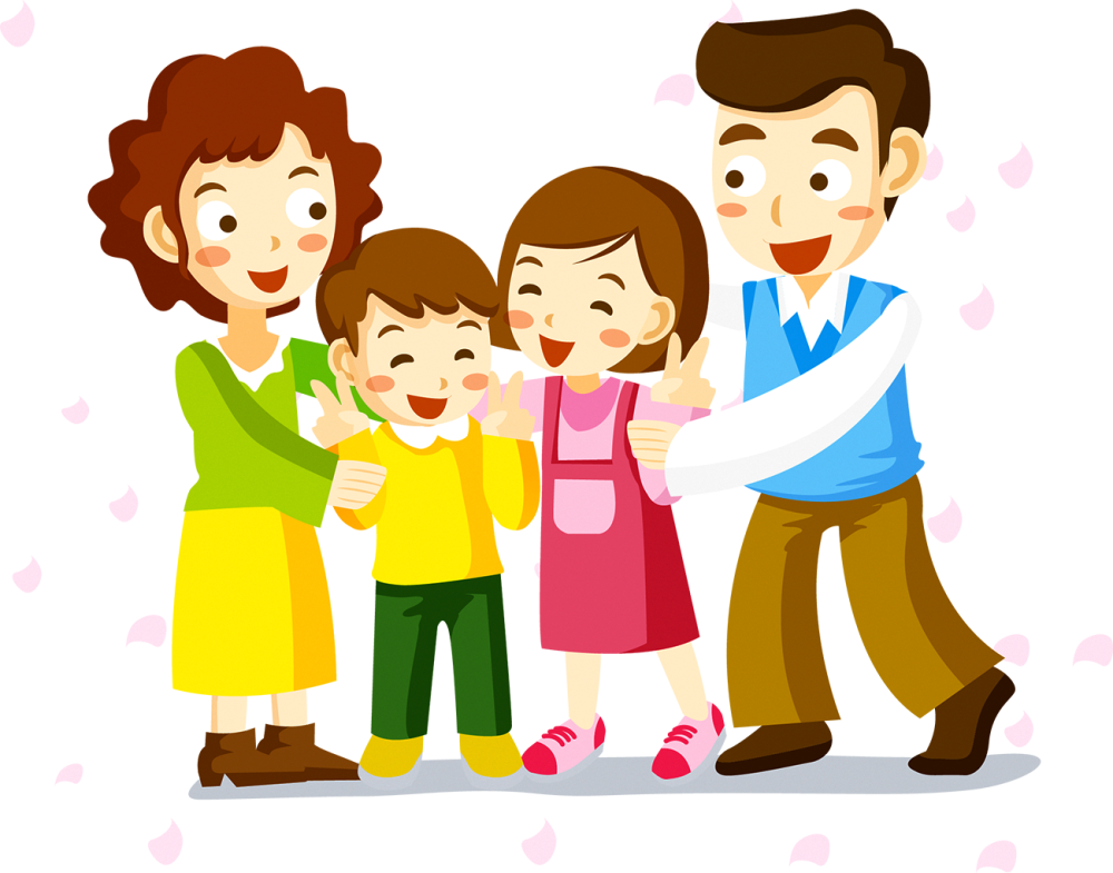 Родители и дети мультяшные