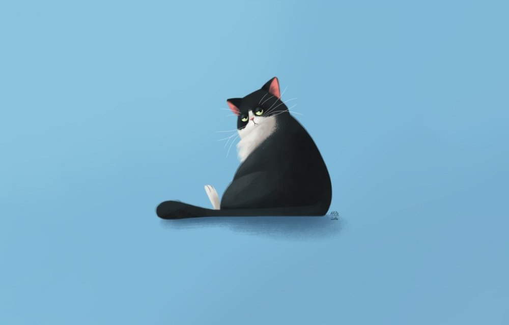 Минималистичные котики