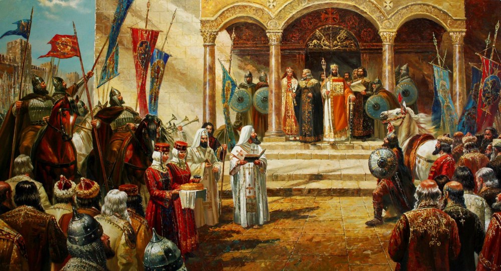 Художник Васил Горанов Византия