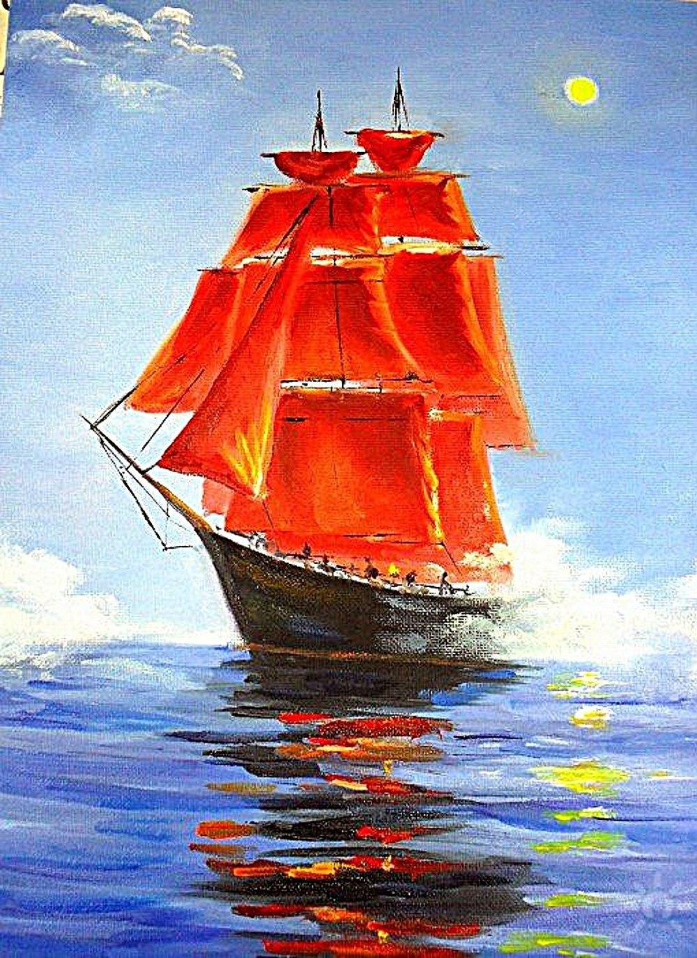 Каравелла корабль Алые паруса