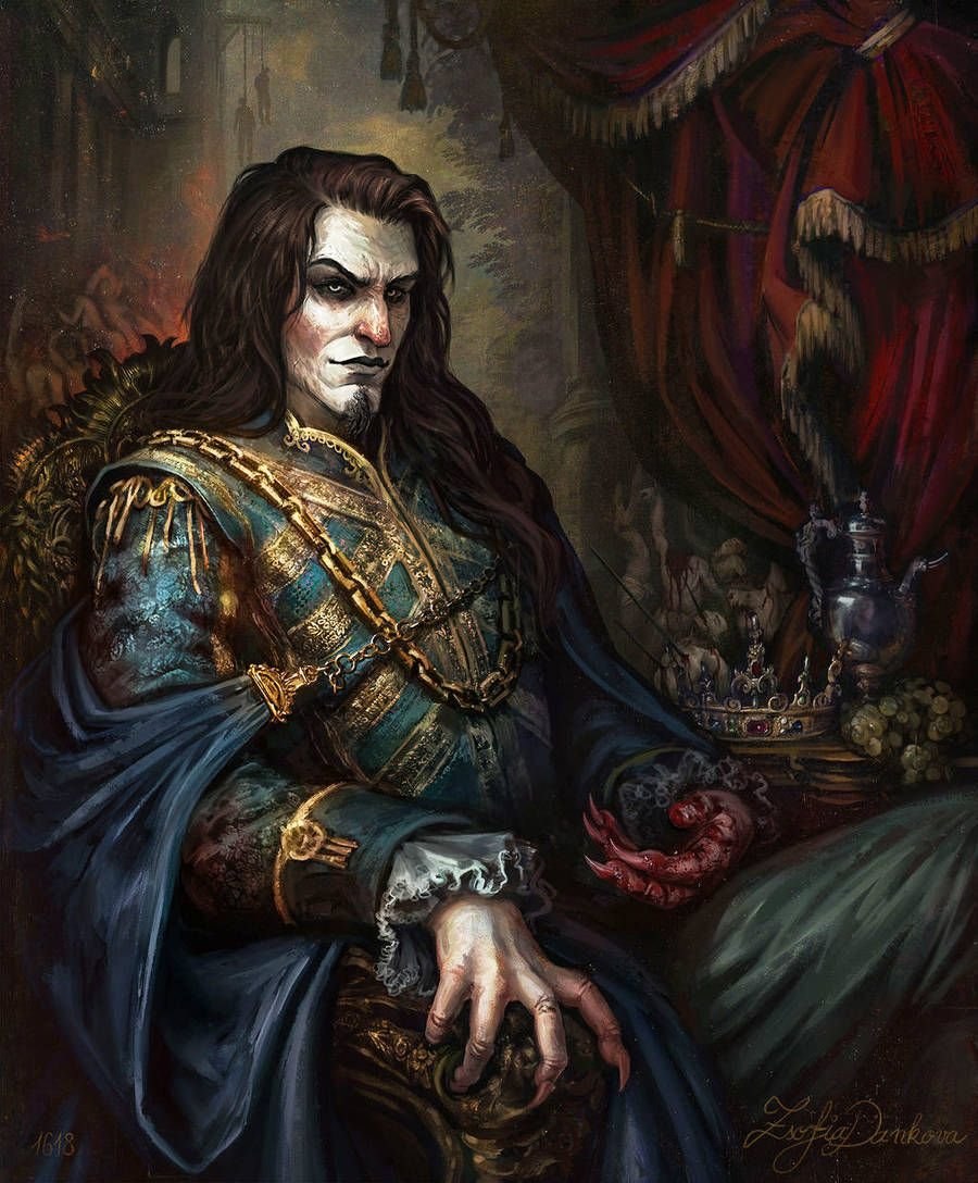 DND Королева вампир арт