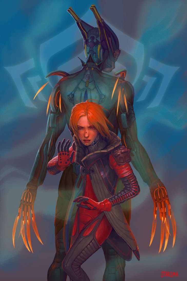 Warframe оператор внешность
