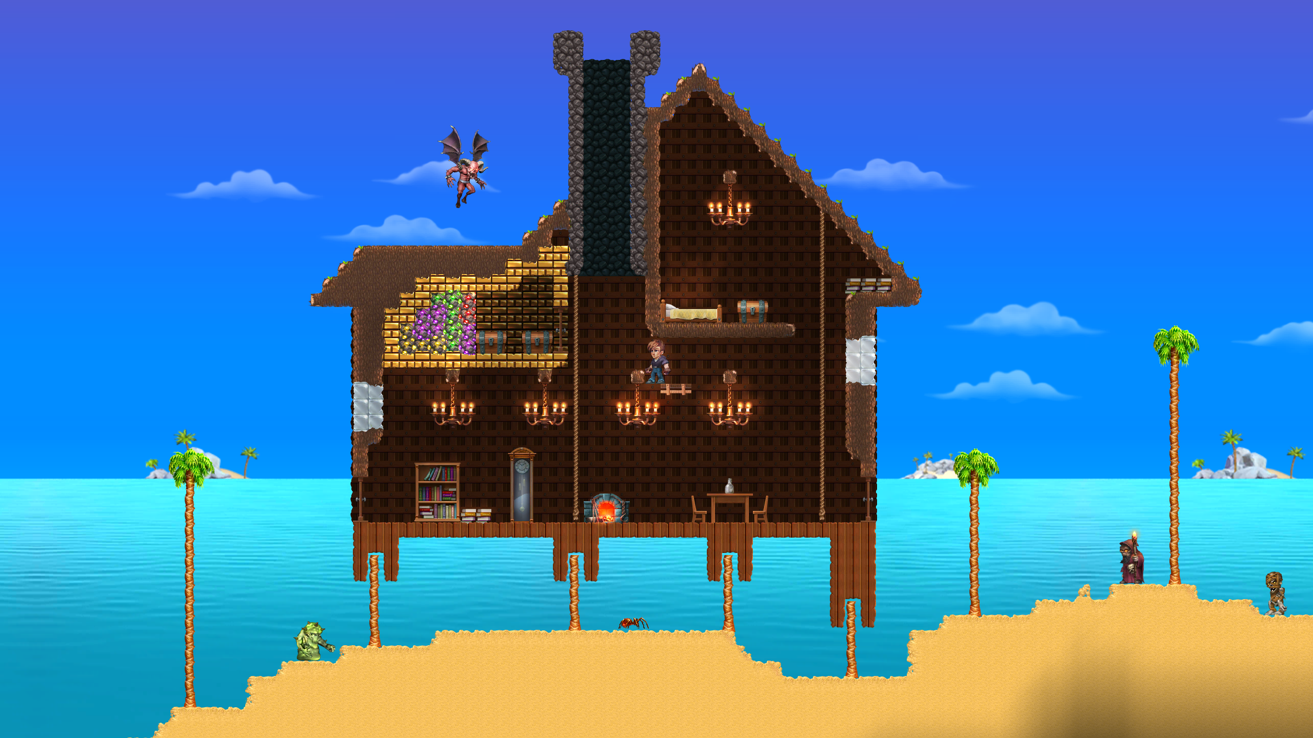 Terraria beach house фото 62