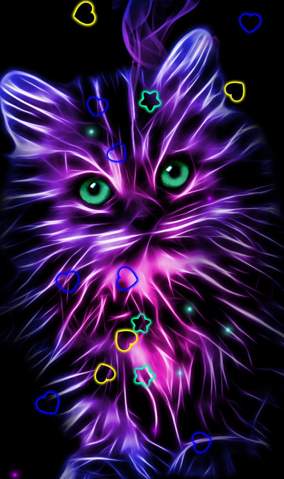 Кот абстракция