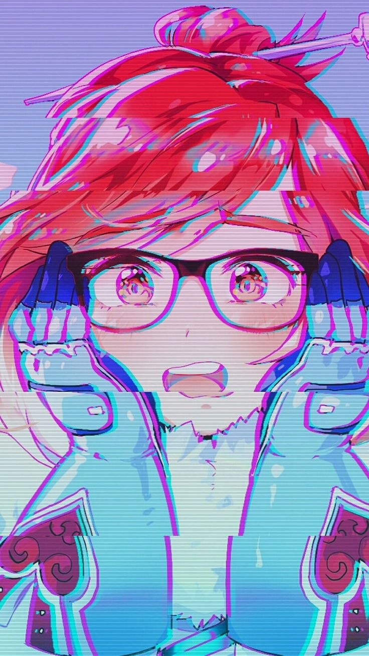Anime глитч