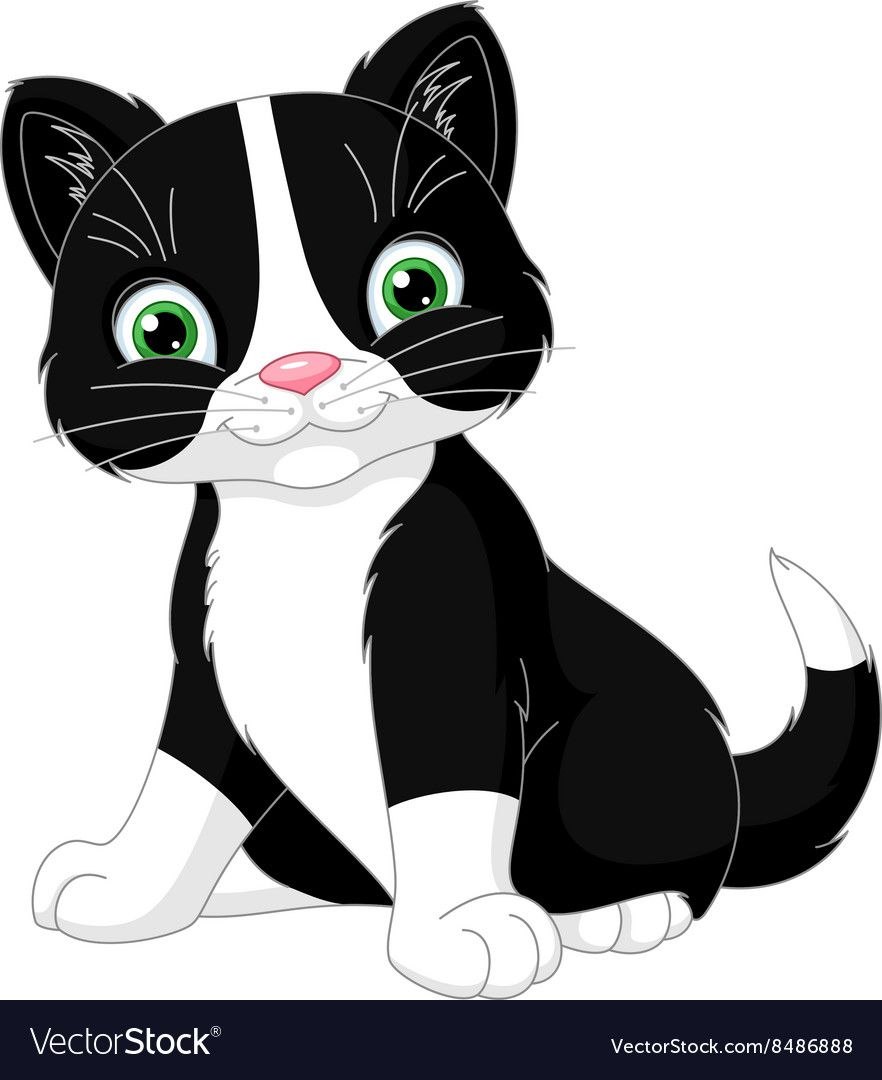 Котенок играющий с клубком