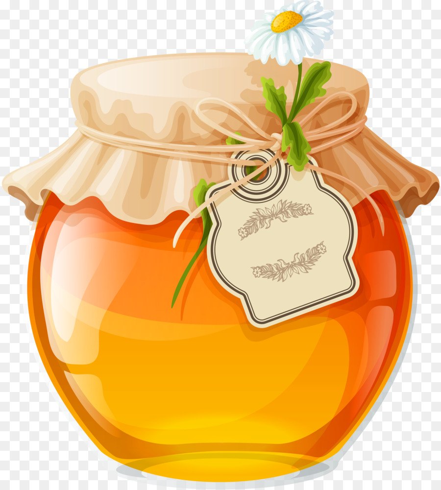Банка меда PNG без фона