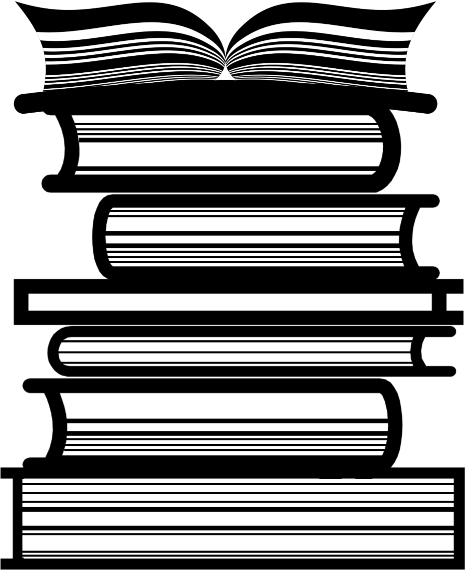 Шаблон стопка книг