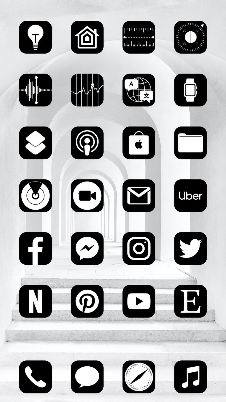 Бежевые иконки для приложений IOS