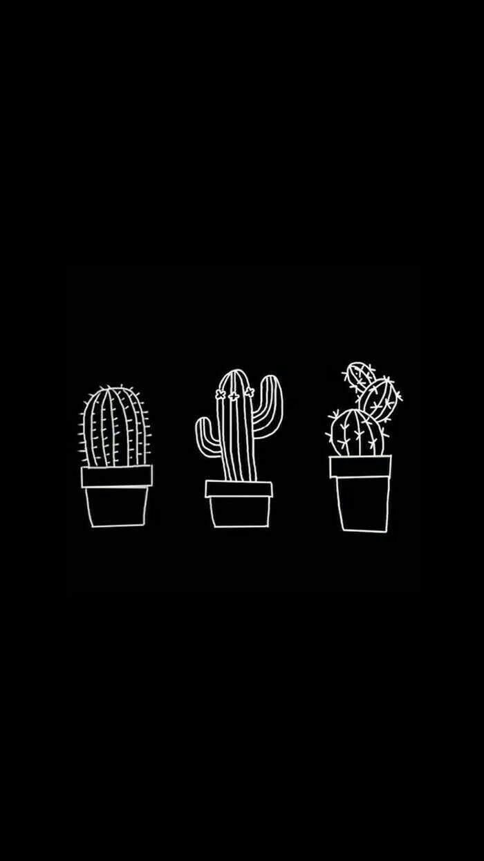 Необычные рисунки на черном фоне