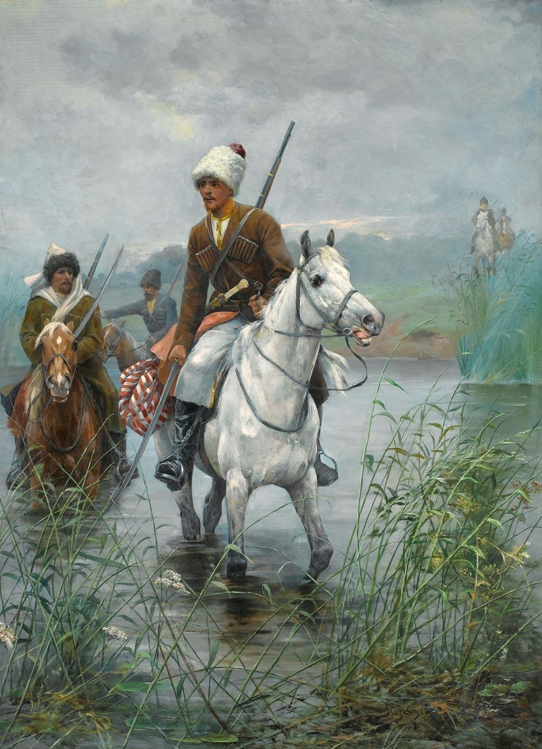 Казаки картины