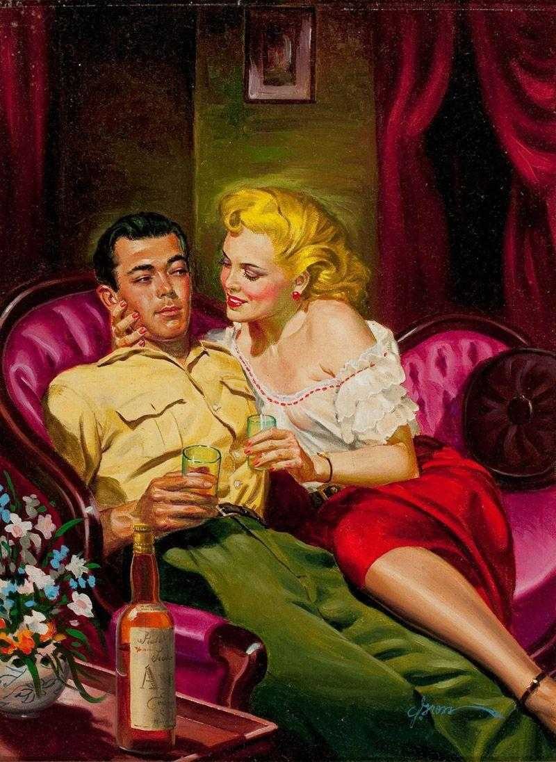 Мужчина и женщина сопасть