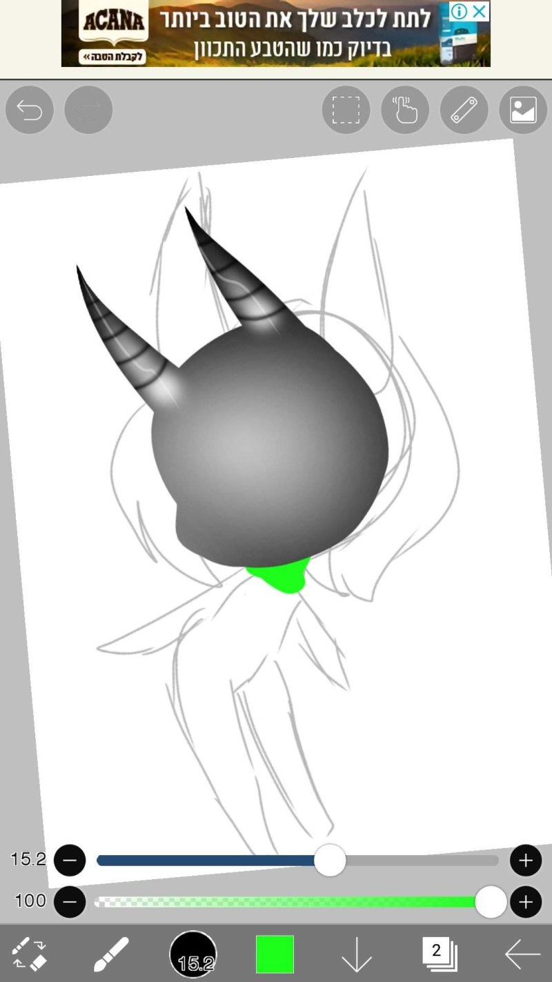 Рисунок мышкой в Paint Tool Sai