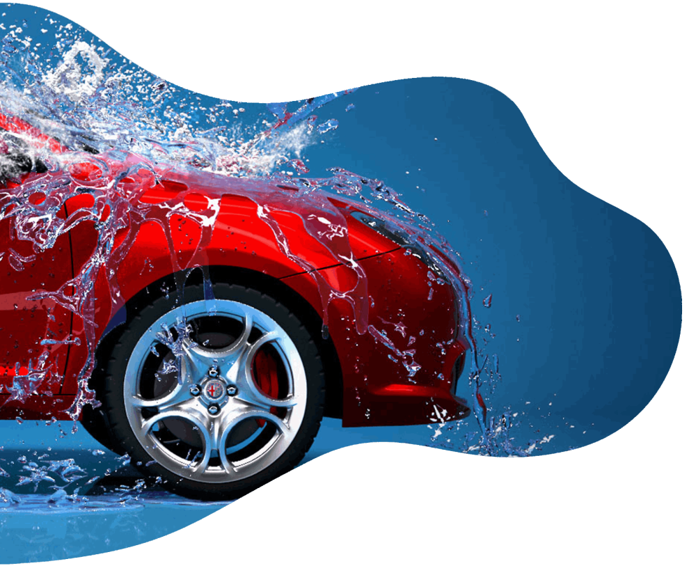 Автомобиль на автомойке