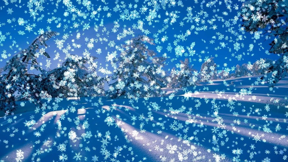 Падающий снег