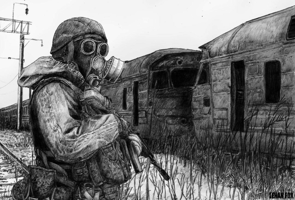 Мутанты метро 2033 для срисовки
