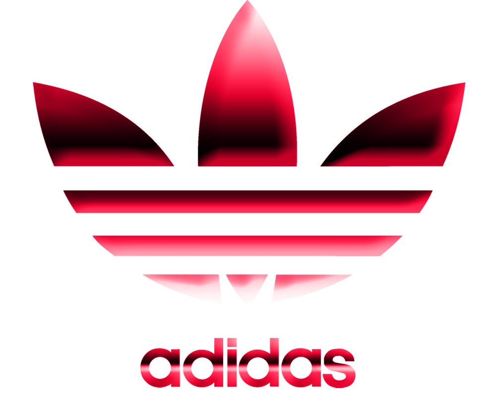 Adidas логотип красный