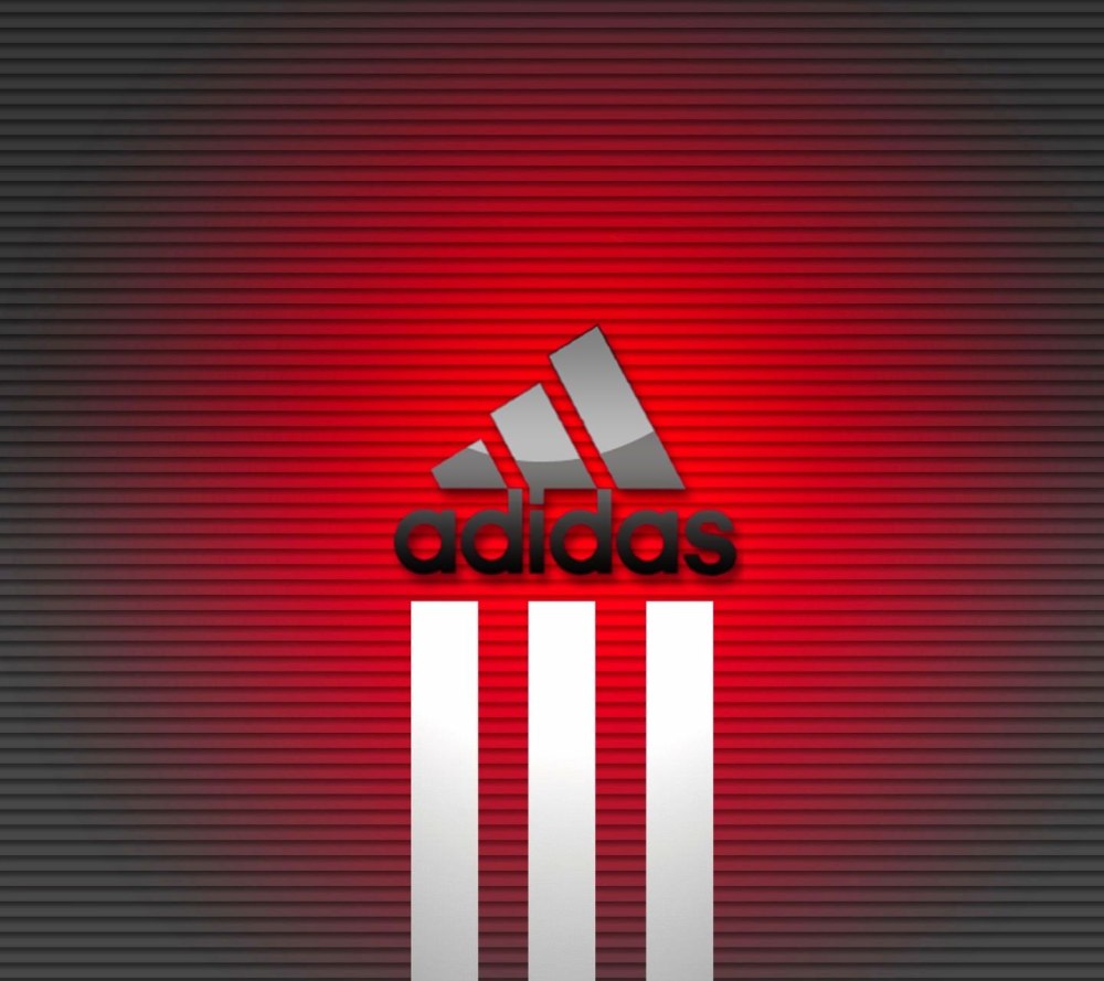 Adidas логотип красный