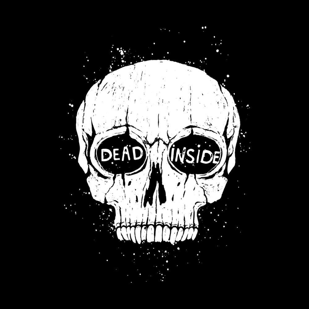 Dead inside аватарки черно белые