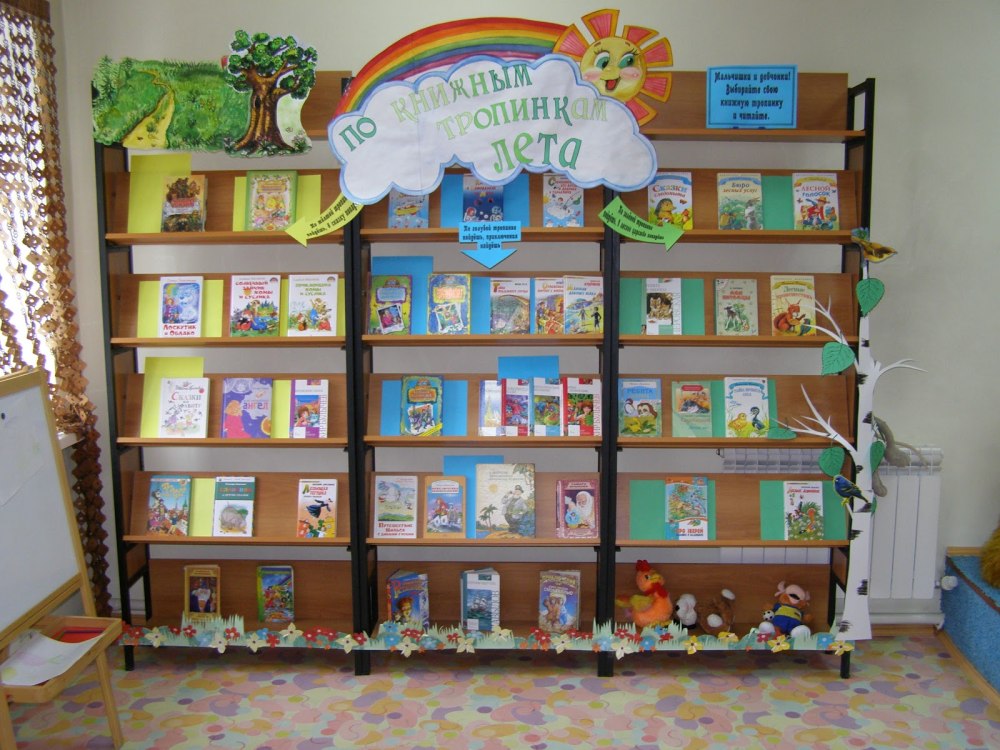 Книжные выставки летом в библиотеке