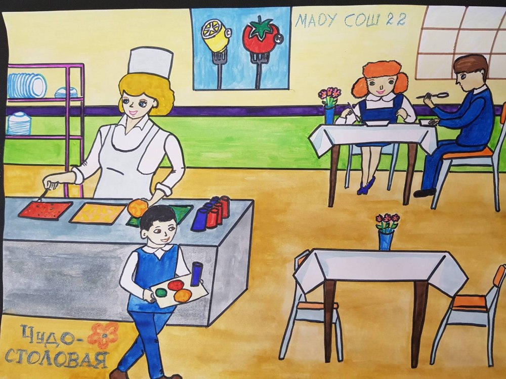 Рисунки для столовой