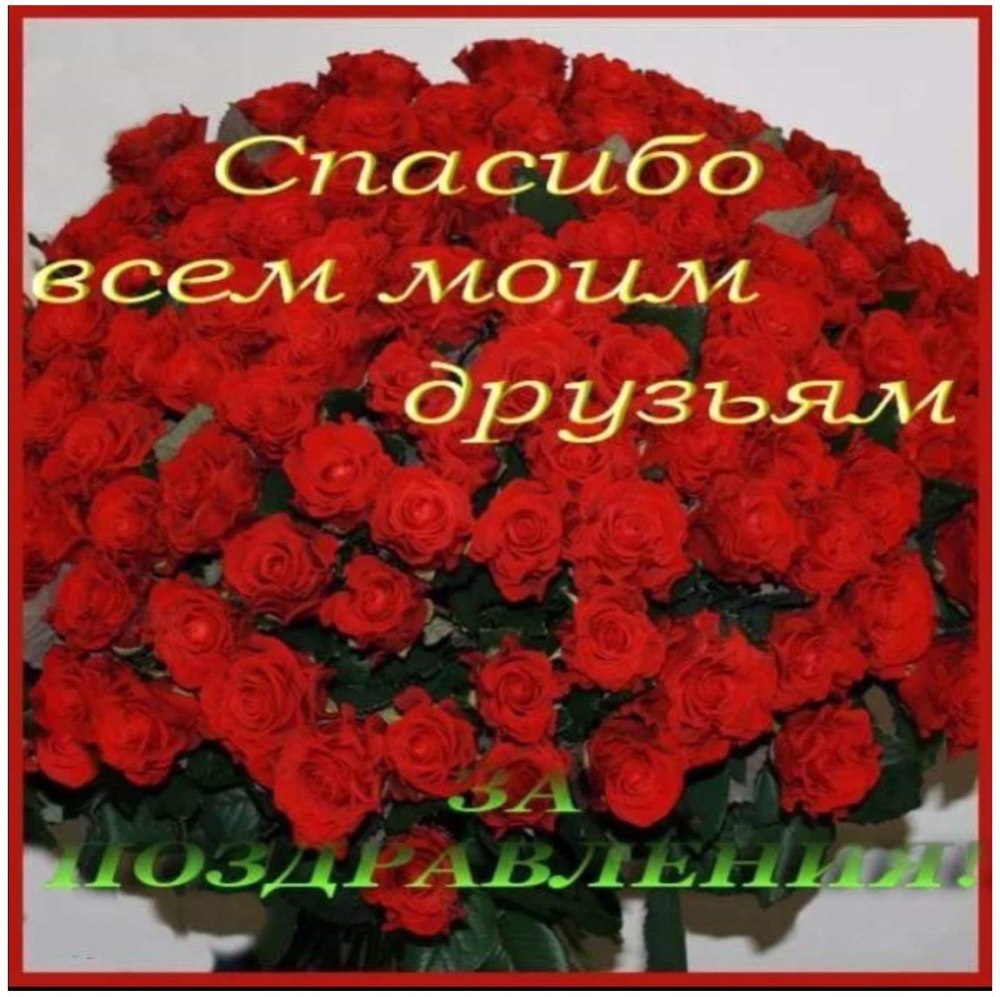 Слова благодарности за поздравления