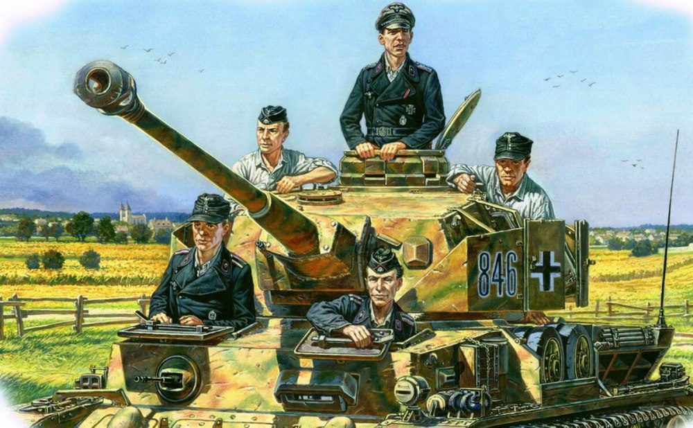 Немецкий танкист вермахта
